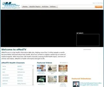 Emedtv.com(The eMedTV Web site) Screenshot