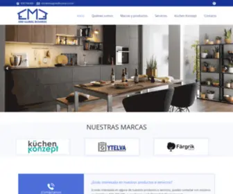 EmeGlobalbusiness.com(Especializados en gestión de proyectos y distribución) Screenshot