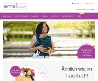 Emeibaby.com(The emeibaby carrier fits your baby exactly and) Screenshot