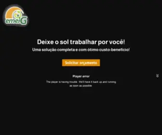 Emeig.com.br(Soluções em Energia Solar) Screenshot