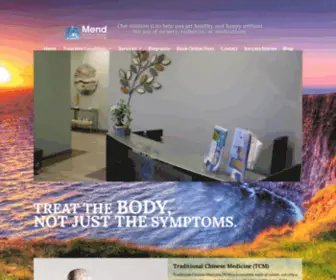 Emendhealth.com(Mend Acupuncture and Herbal Medicine) Screenshot