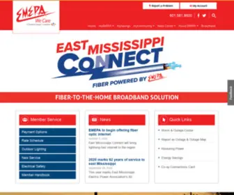 Emepa.com(East Mississippi Electric Power Association) Screenshot