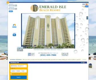 Emerald-Isle-Panama-City-Beach.com(Emerald Isle Beach Resort) Screenshot