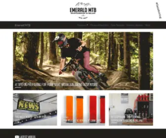 Emerald-MTB.com(Emerald MTB Mountain biking in Ireland) Screenshot