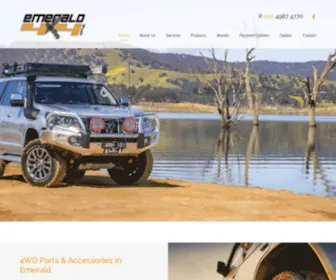 Emerald4X4.com.au(4WD Parts & Accessories in Emerald) Screenshot