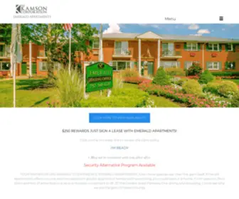 Emeraldapts.com(Emerald Apartments for rent in Toms River) Screenshot