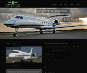 Emeraldaviation.com(Emerald Aviation) Screenshot