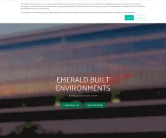 Emeraldbe.com(Emerald Built Environments) Screenshot