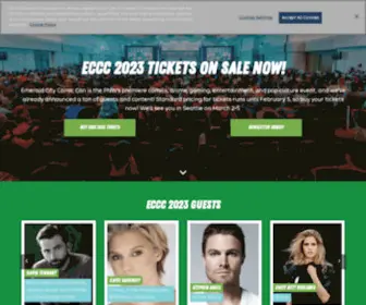 Emeraldcitycomicon.com(Emerald City Comic Con) Screenshot