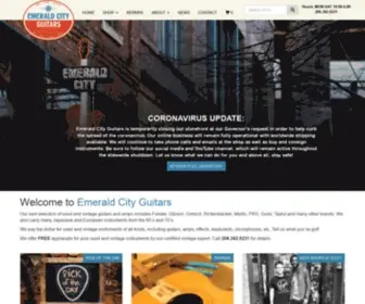 Emeraldcityguitars.com(Seattle's Premier Vintage Guitar Shop) Screenshot