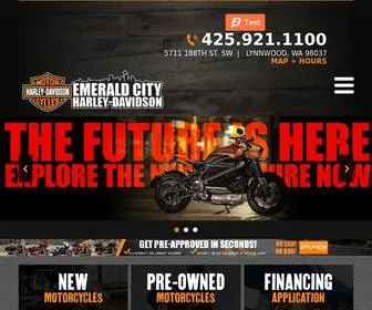 EmeraldcityHD.com(Emerald City Harley) Screenshot