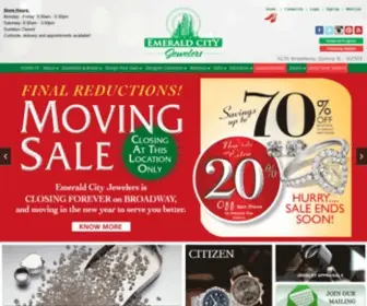 Emeraldcityjewelers.com(Emerald City Jewelers) Screenshot