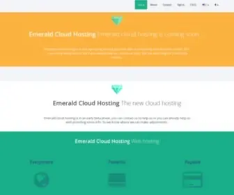Emeraldcloudhosting.com(Emerald Cloud Hosting) Screenshot
