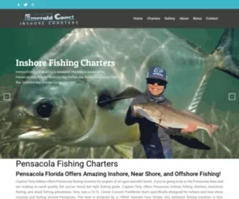 Emeraldcoastinshorecharters.com(Pensacola Fishing Charters) Screenshot