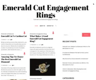 Emeraldcutengagmentrings.com(Emerald Cut Engagement Rings) Screenshot