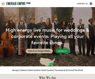 Emeraldempireband.com(High Energy Live Music for Weddings & Corporate Events) Screenshot