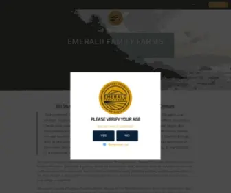 Emeraldfamilyfarms.com(Emerald Family Farms Cannabis Distribution) Screenshot