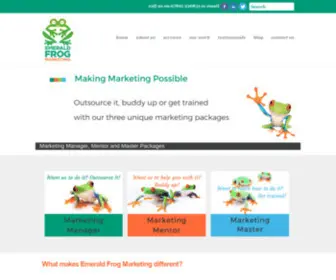 Emeraldfrog.co.uk(Emerald Frog Marketing) Screenshot