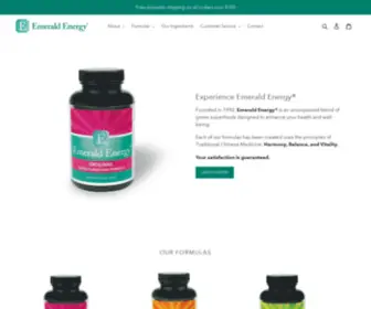 Emeraldgreens.com(Emerald Energy) Screenshot