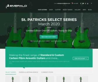 Emeraldguitars.com(Emerald Guitars) Screenshot