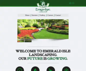 Emeraldislelandscaping.com(Professional Grounds Management and Snow Removal) Screenshot