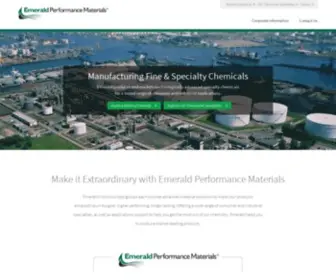 Emeraldmaterials.com(Emerald Performance Materials) Screenshot