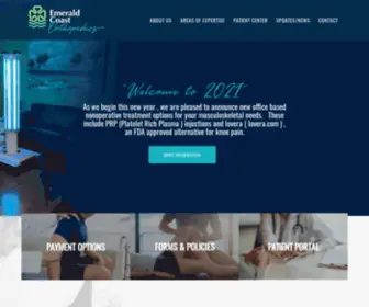Emeraldortho.com(Panama City Beach General Orthopedics & Sports Medicine) Screenshot