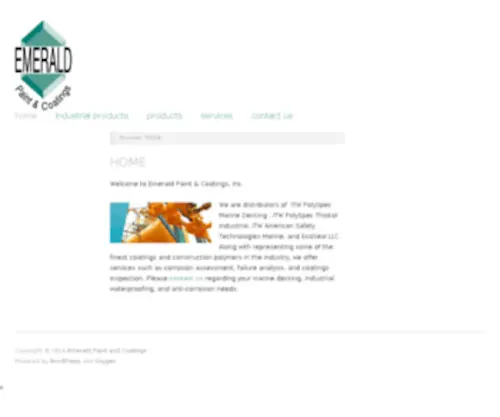 Emeraldpaint.com(EMERALD PAINT &amp; COATINGS) Screenshot