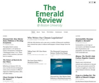 Emeraldreview.com(The Emerald Review) Screenshot