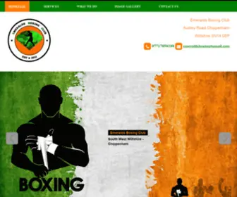 Emeraldsboxing.co.uk(Emeralds Boxing Club) Screenshot