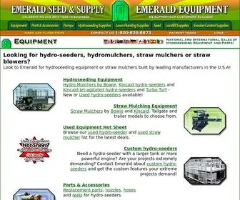 Emeraldseedandsupply.com(Hydro-seeders by Bowie, Kincaid, Turbo Turf) Screenshot