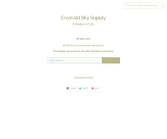 Emeraldskysupply.com(Emerald Sky Supply) Screenshot