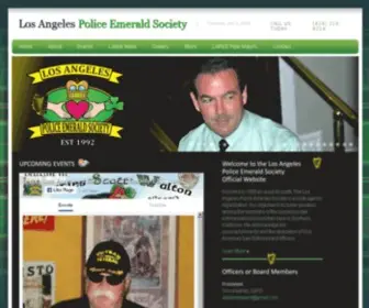 Emeraldsociety.net(Los Angeles Police Emerald Society) Screenshot