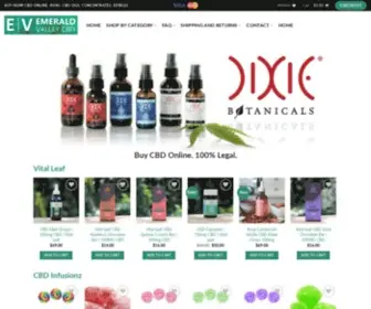 Emeraldvalleycbd.com(Buy CBD Online) Screenshot