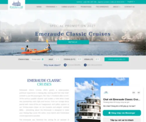 Emeraude-Cruises.com(Emeraude Cruises) Screenshot