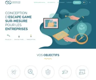 Emeraude-Escape.com(Gamification en entreprise) Screenshot