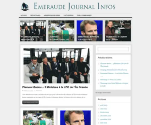 Emeraude-Journal-Infos.com(Emeraude Journal Infos) Screenshot