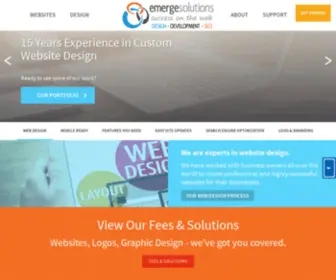 Emerge-Solutions.com(Friendswood Web Design) Screenshot