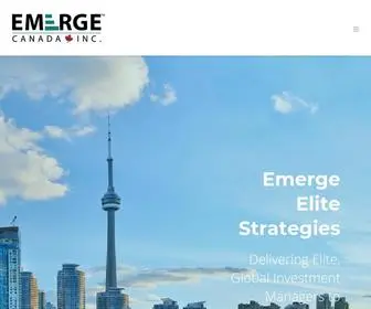 Emergecm.ca(Emerge Canada Inc) Screenshot