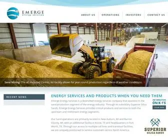 Emergelp.com(Emerge Energy Services) Screenshot