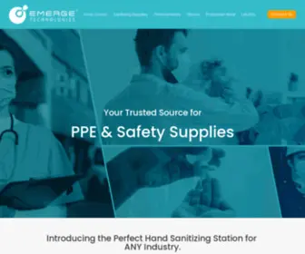 Emergemro.com(PPE & Safety Supplies) Screenshot