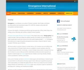 Emergence-International.org(A world) Screenshot