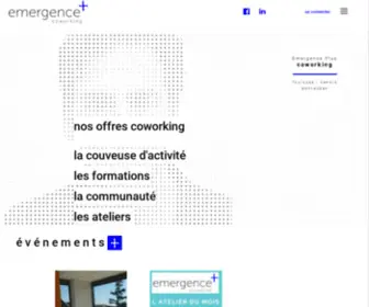 Emergence-Plus.com(Coworking) Screenshot