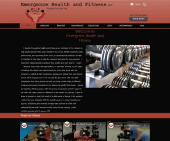 Emergencehealthandfitness.com(Online fitness training) Screenshot