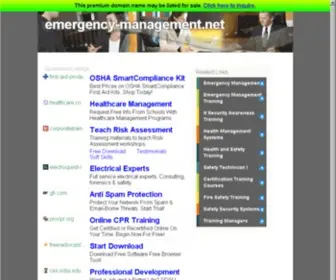 Emergency-Management.net(Emergency Management) Screenshot