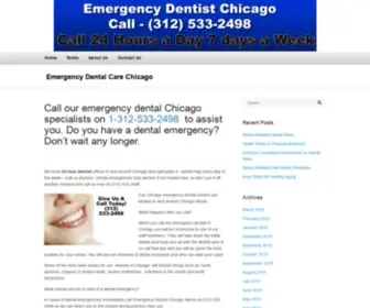 Emergencydentistchicagoillinois.com(Emergency Dental Chicago) Screenshot