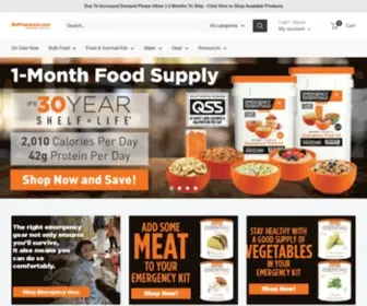 Emergencyessentials.com(Be Prepared) Screenshot