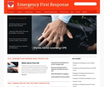 Emergencyfirstresponse.com(Emergency First Response) Screenshot