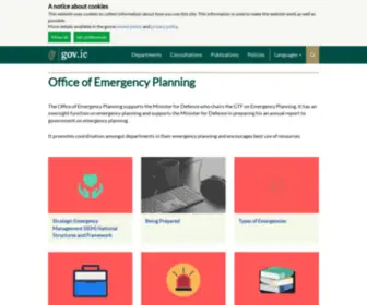 Emergencyplanning.ie(Emergency Planning) Screenshot