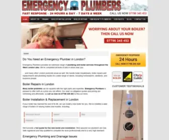 Emergencyplumbers.co.uk(Emergency Plumber) Screenshot